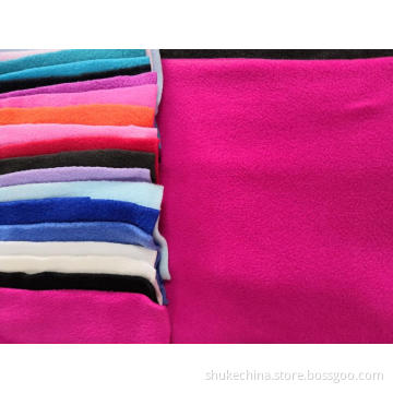 100% polyester polärt fleece massivt tyg